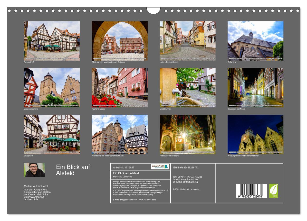 Bild: 9783383923678 | Ein Blick auf Alsfeld (Wandkalender 2025 DIN A3 quer), CALVENDO...