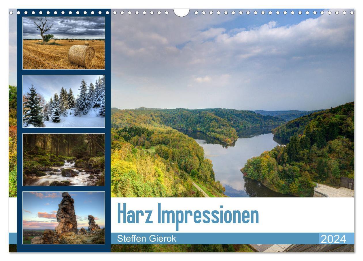 Cover: 9783383233630 | Harz Impressionen (Wandkalender 2024 DIN A3 quer), CALVENDO...