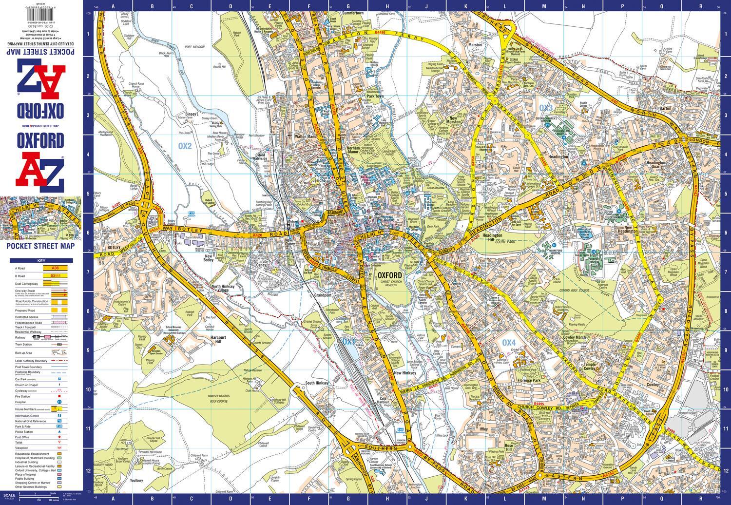 Bild: 9780008388058 | Oxford A-Z Pocket Street Map | A-Z Maps | (Land-)Karte | Englisch
