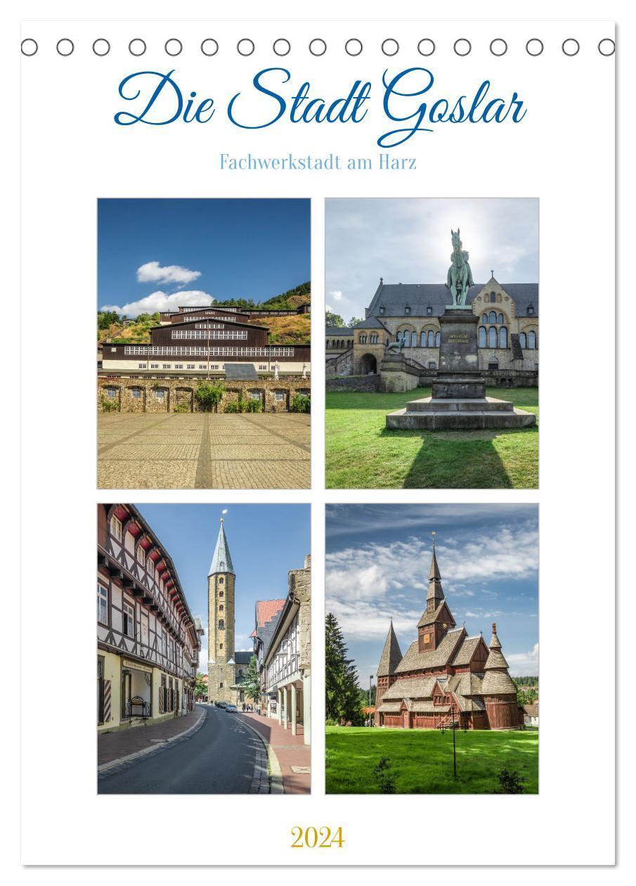 Cover: 9783675422728 | Die Stadt Goslar (Tischkalender 2024 DIN A5 hoch), CALVENDO...