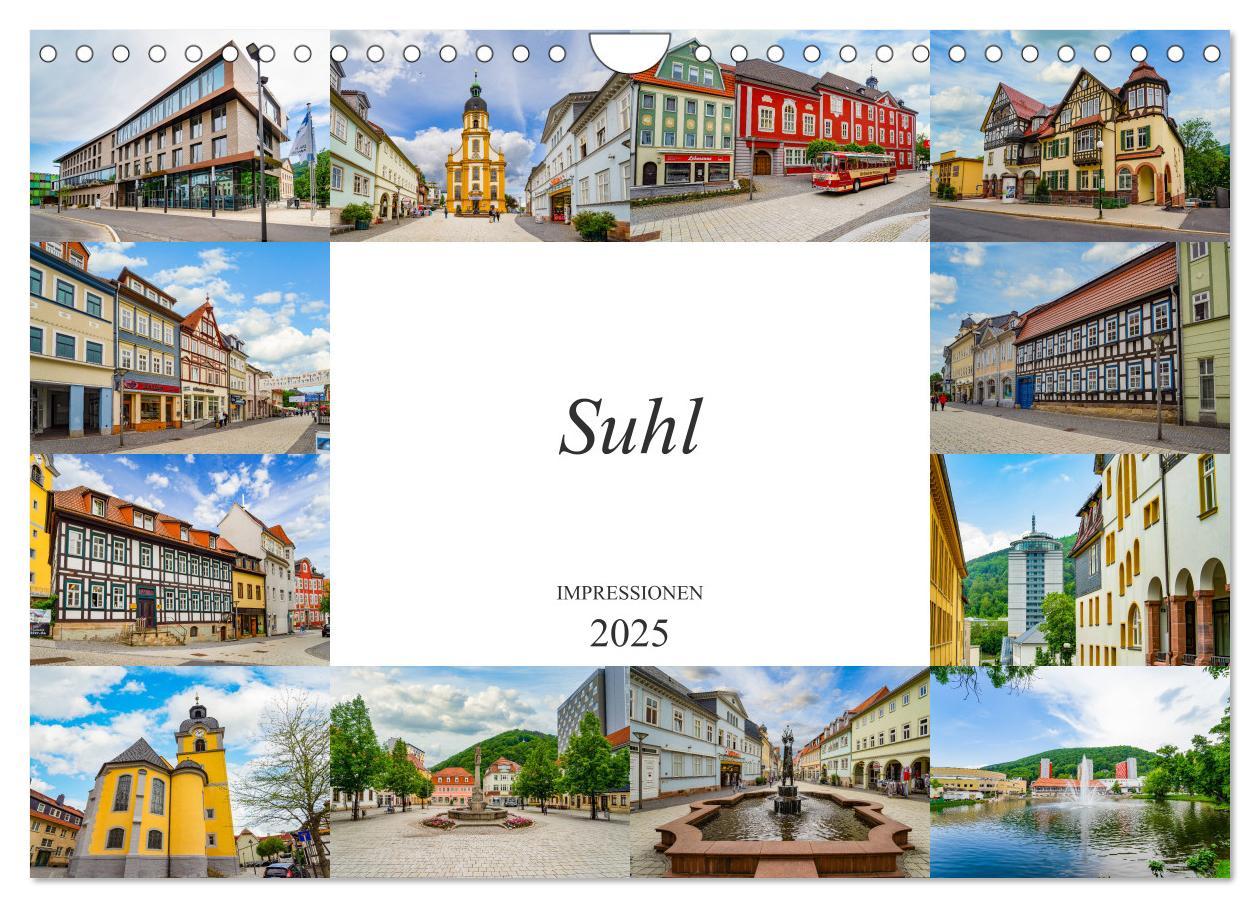 Cover: 9783435229789 | Suhl Impressionen (Wandkalender 2025 DIN A4 quer), CALVENDO...