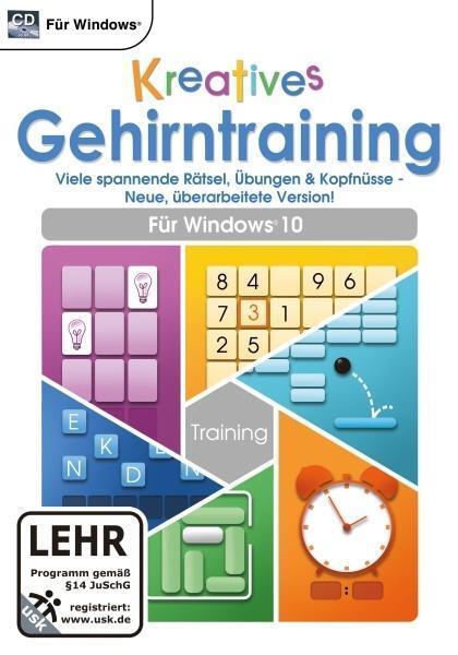 Cover: 4064210191015 | Kreatives Gehirntraining für Windows 10 | CD-ROM | Deutsch | 2017