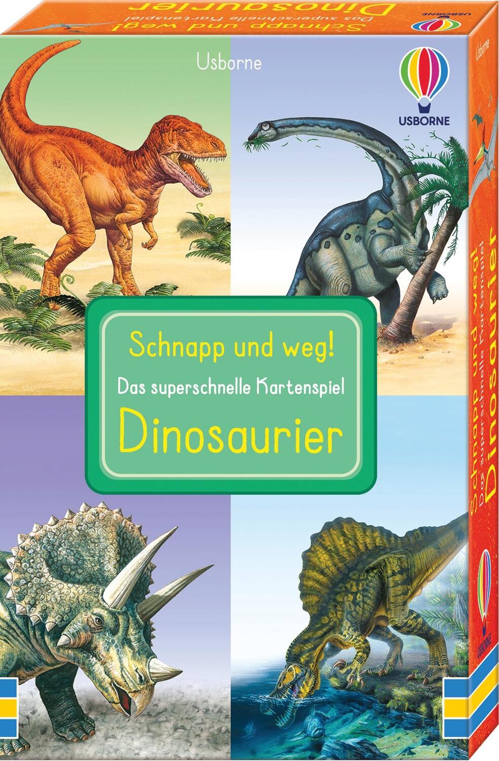 Cover: 9781789418460 | Schnapp und weg! Das superschnelle Kartenspiel: Dinosaurier | Spiel