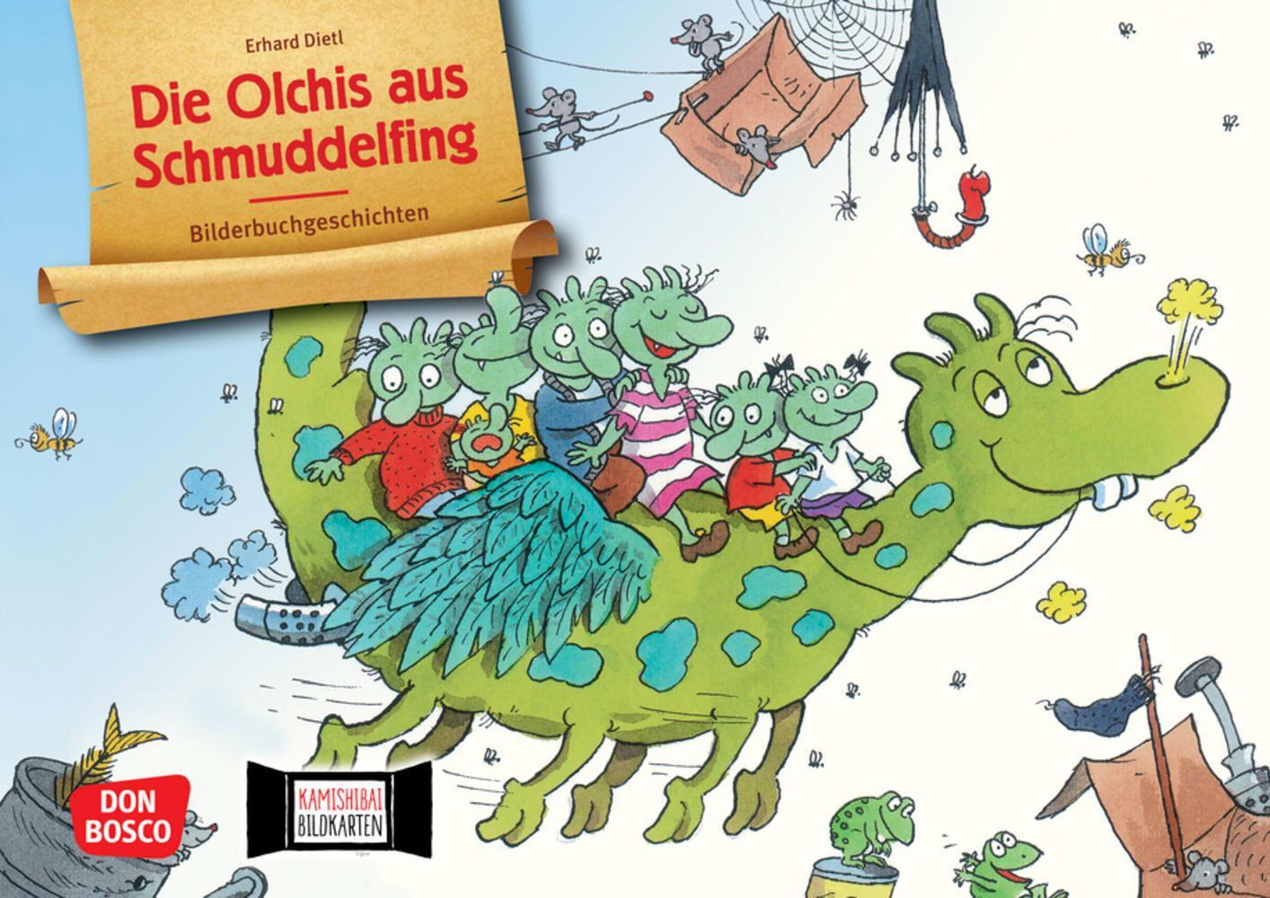 Cover: 4260179517846 | Die Olchis aus Schmuddelfing. Kamishibai Bildkartenset | Erhard Dietl