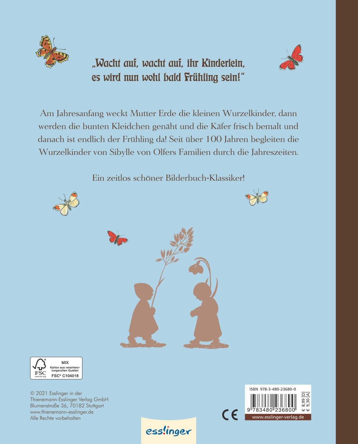 Rückseite: 9783480236800 | Etwas von den Wurzelkindern: Pappbilderbuch | Buch | 20 S. | Deutsch