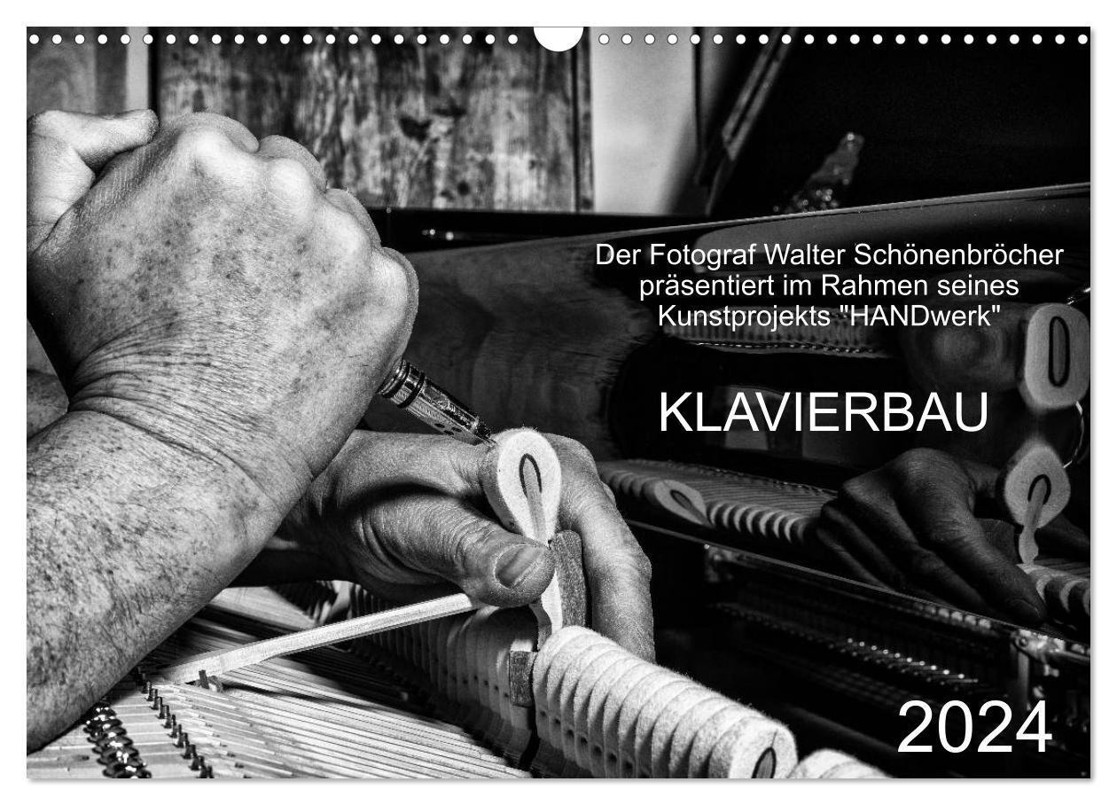 Cover: 9783675893054 | Klavierbau (Wandkalender 2024 DIN A3 quer), CALVENDO Monatskalender