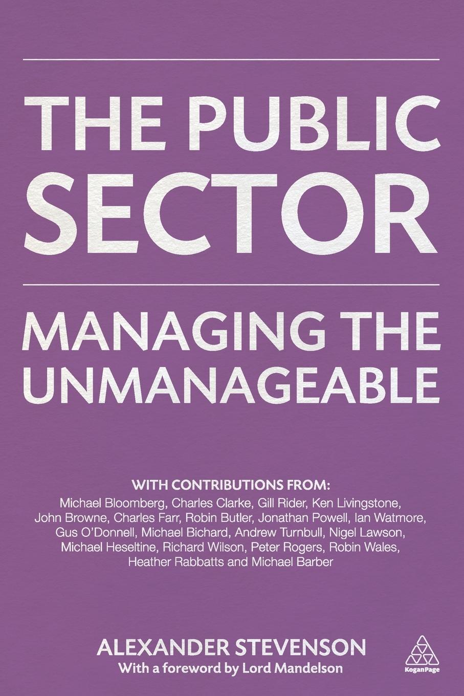 Cover: 9780749467777 | The Public Sector | Managing the Unmanageable | Alexander Stevenson