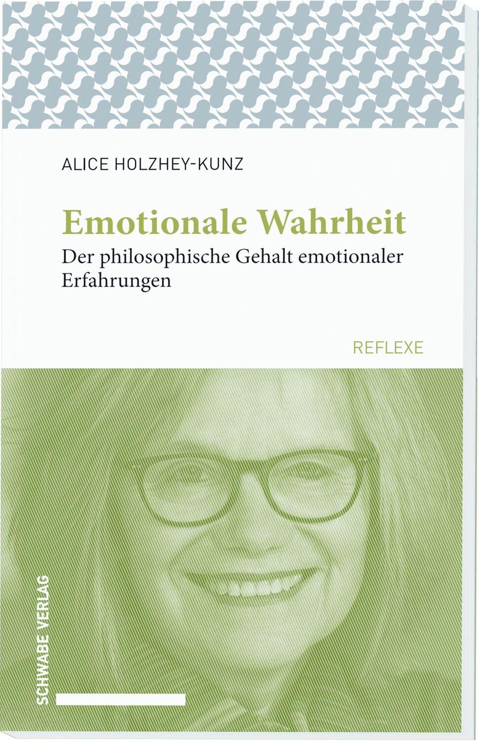 Cover: 9783796537608 | Emotionale Wahrheit | Alice Holzhey-Kunz | Taschenbuch | Deutsch