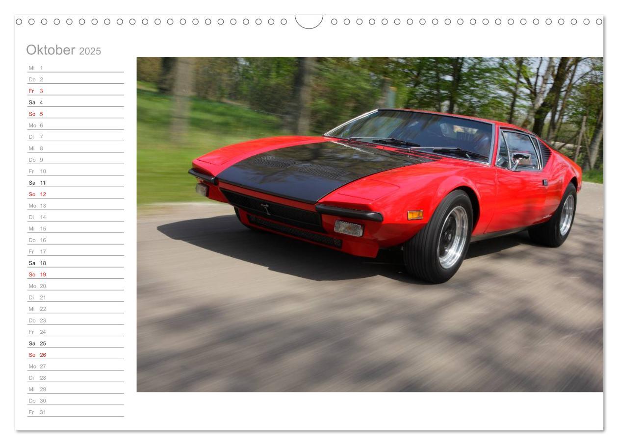 Bild: 9783435536948 | De Tomaso Pantera (Wandkalender 2025 DIN A3 quer), CALVENDO...