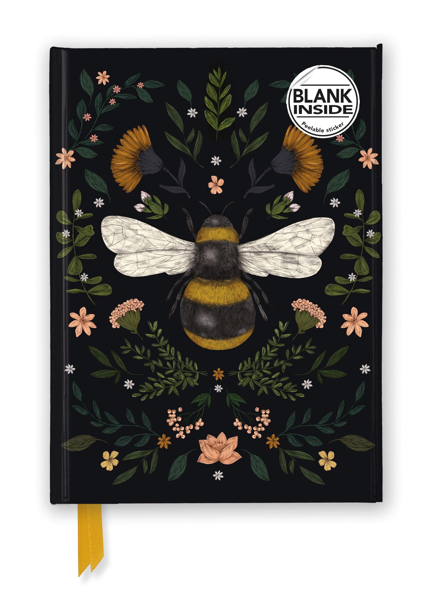 Cover: 9781804179574 | Jade Mosinski: Bee (Foiled Blank Journal) | Flame Tree Publishing