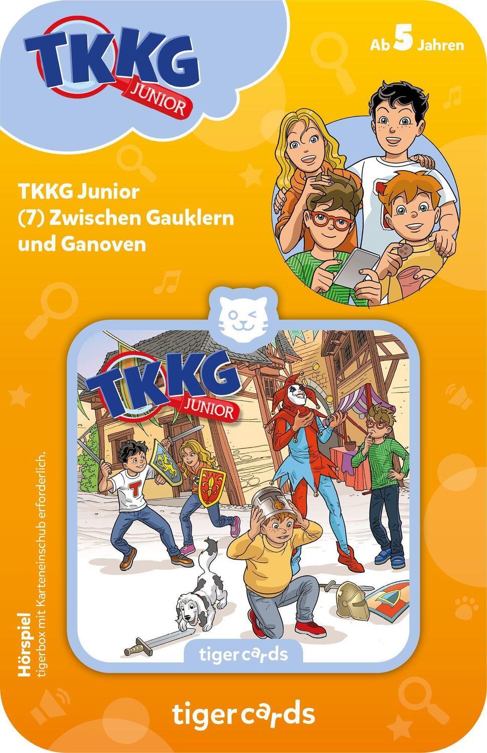 Bild: 4260535482313 | tigercard - TKKG Junior - Folge 7: Zwischen Gauklern und Ganoven