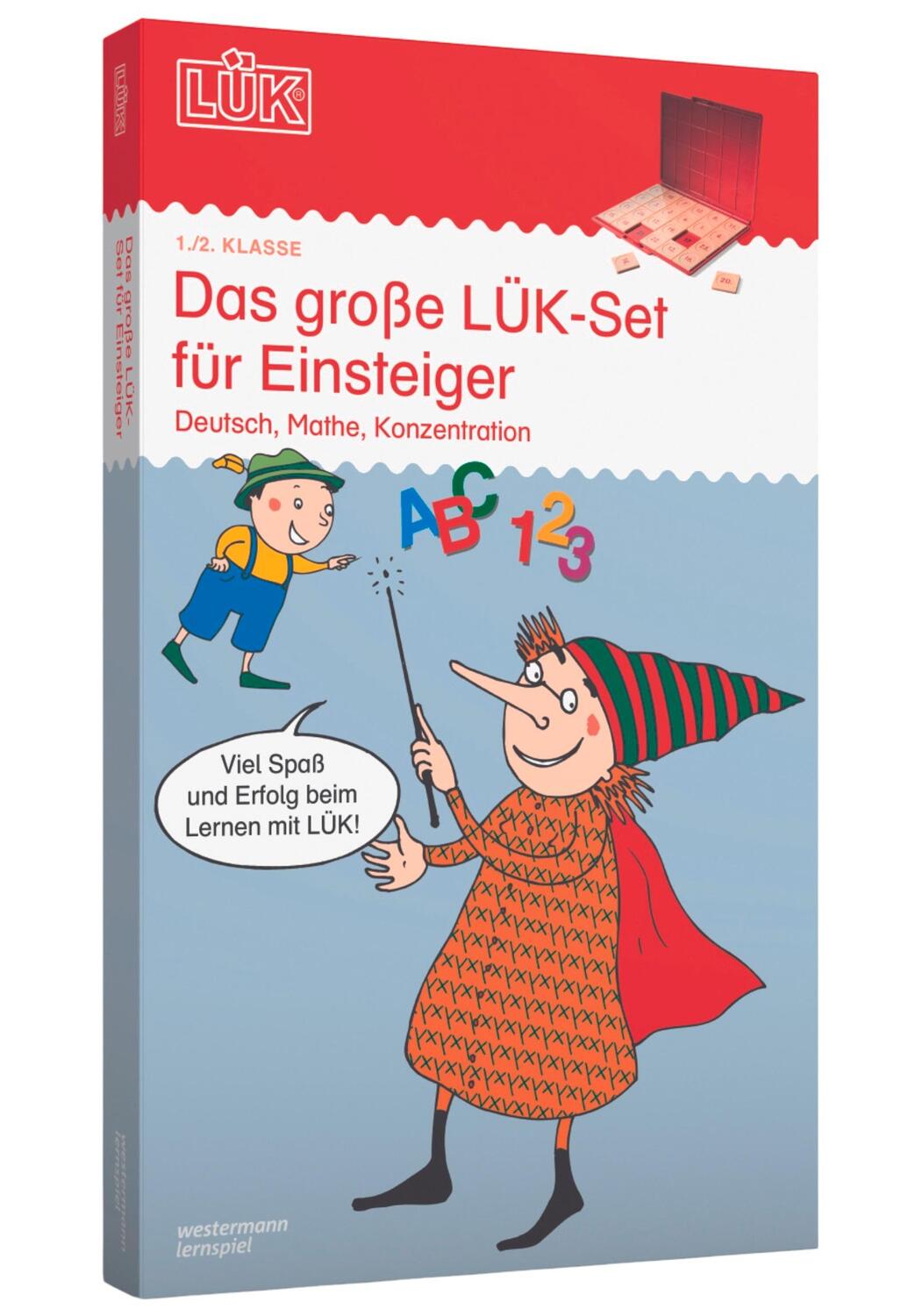 Cover: 9783894147600 | Das große LÜK-Set für Einsteiger: Deutsch, Mathe, Konzentration für...