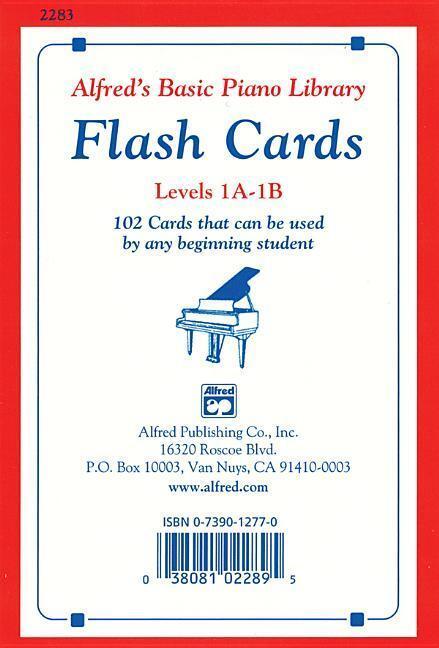 Cover: 9780739012772 | Alfred's Basic Piano Library Flashcards 1A-1B | EAN 9780739012772