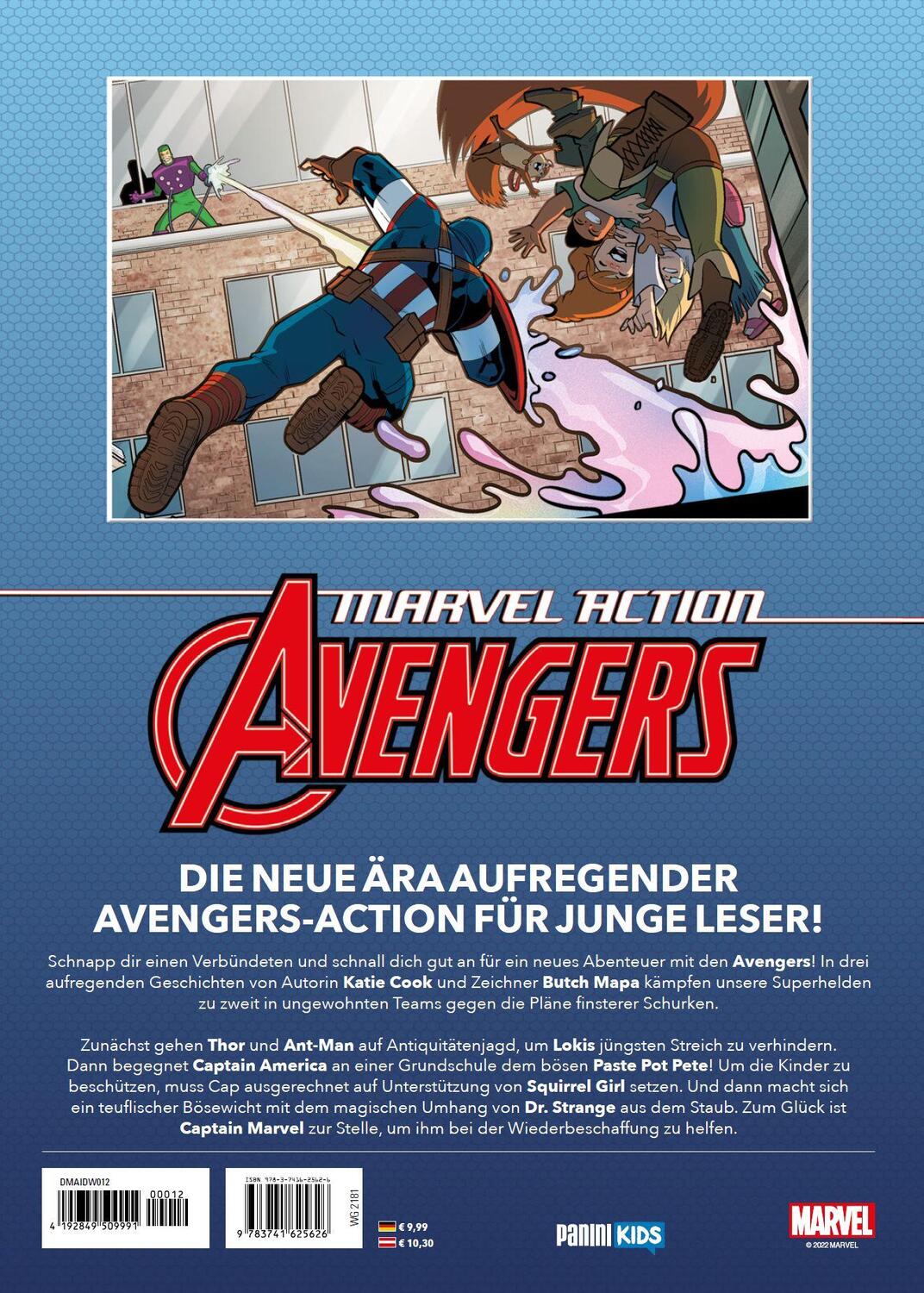 Rückseite: 9783741625626 | Marvel Action: Avengers | Bd. 5: Ungleiche Teams | Katie Cook (u. a.)