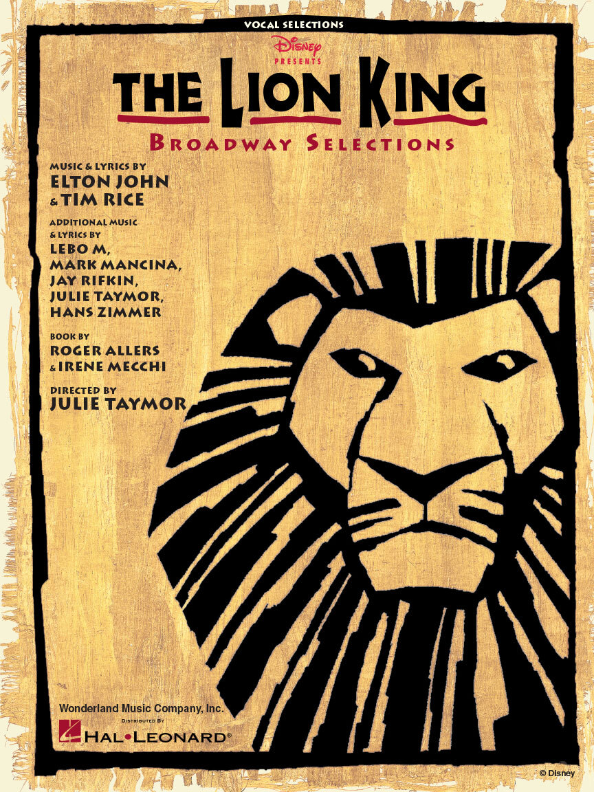 Cover: 73999279122 | The Lion King - Broadway Selections | Vocal Selections | Walt Disney