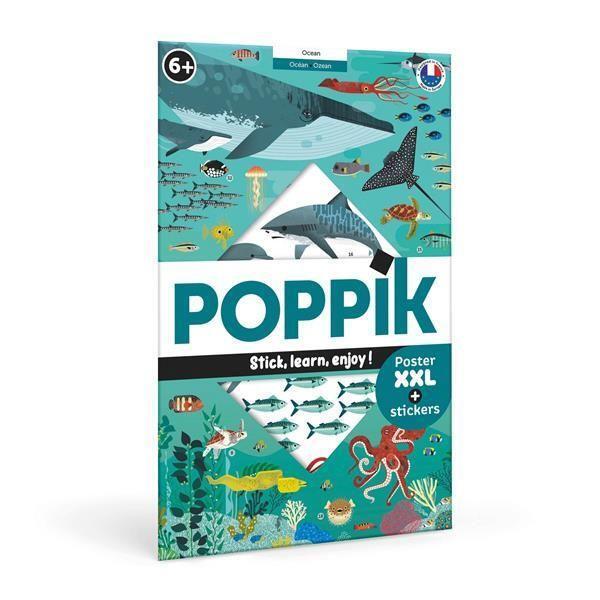 Cover: 3760262410500 | POPPIK - Lernposter &amp; Sticker Ozean | Poppik | Spiel | Deutsch | 2023