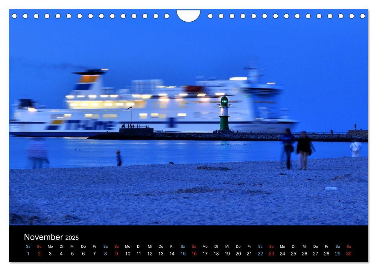 Bild: 9783435708550 | Warnemünde - Maritime Landschaften (Wandkalender 2025 DIN A4 quer),...