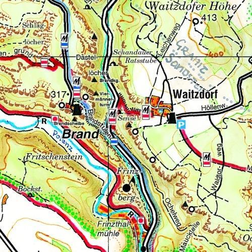 Bild: 9783910181311 | Große Karte der Sächsischen Schweiz 1:30000 | Rolf Böhm | (Land-)Karte