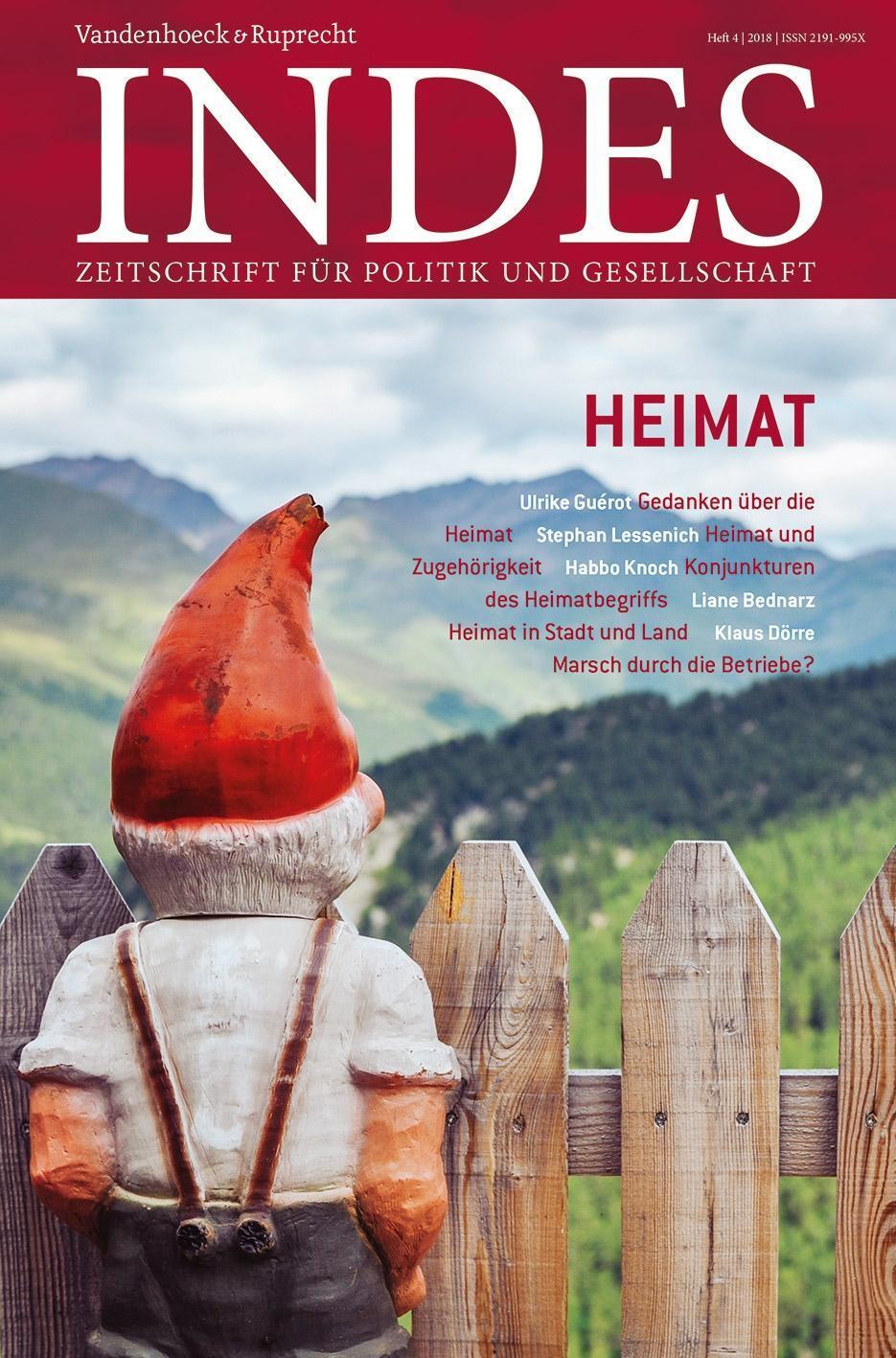 Cover: 9783525800256 | Heimat | Indes 4/2018, Zeitschrift für Politik und Gesellschaft | Buch
