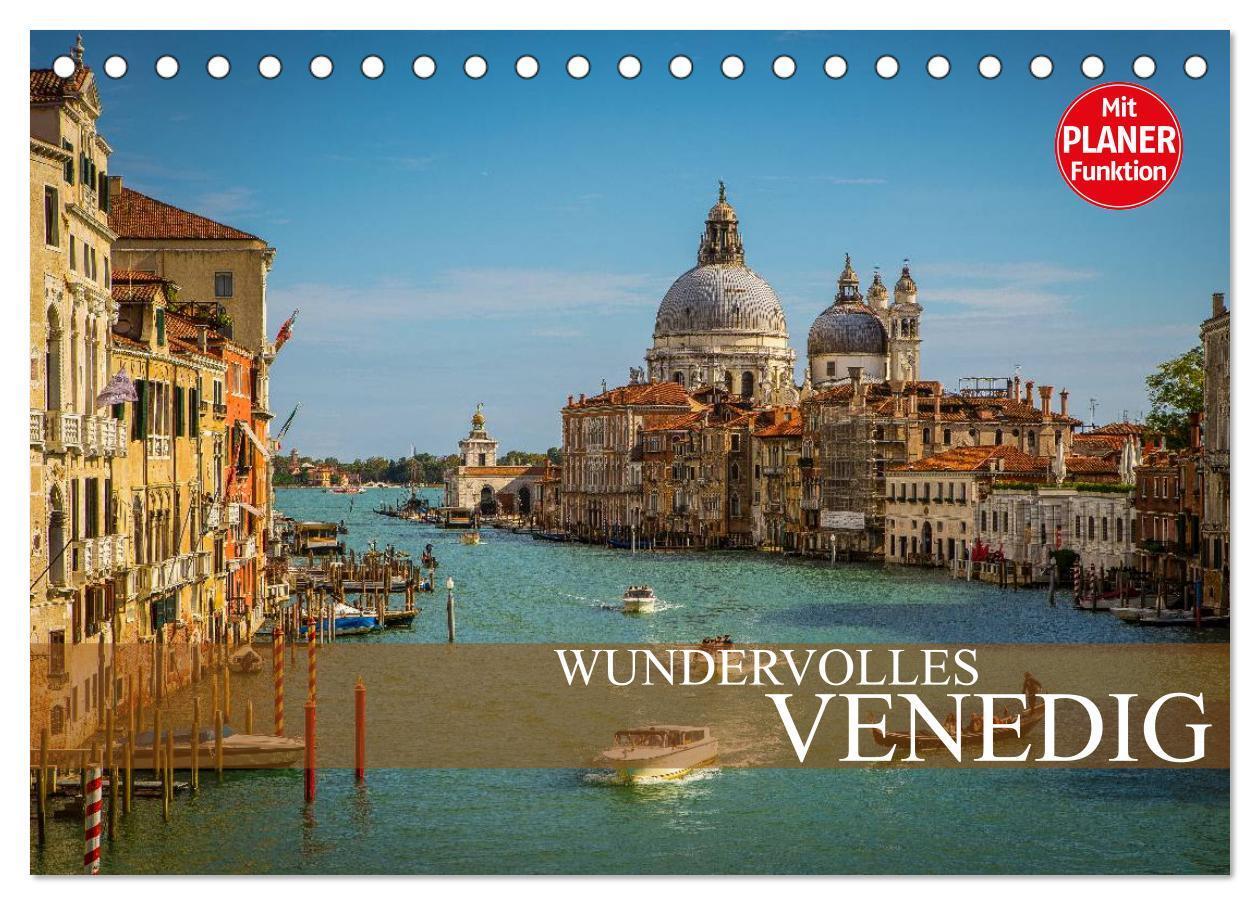 Cover: 9783383318009 | Wundervolles Venedig (Tischkalender 2024 DIN A5 quer), CALVENDO...