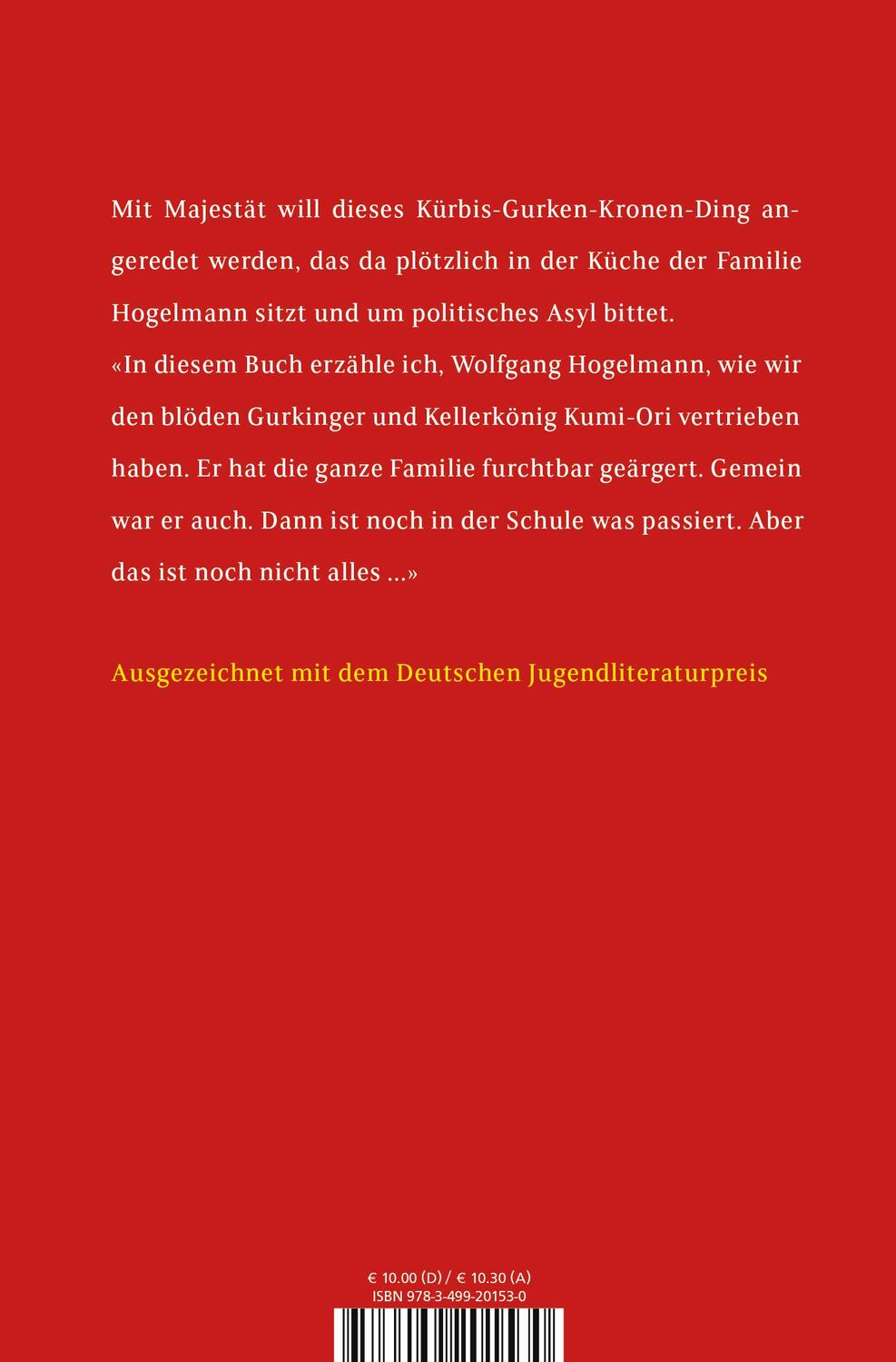 Rückseite: 9783499201530 | Wir pfeifen auf den Gurkenkönig | Christine Nöstlinger | Taschenbuch