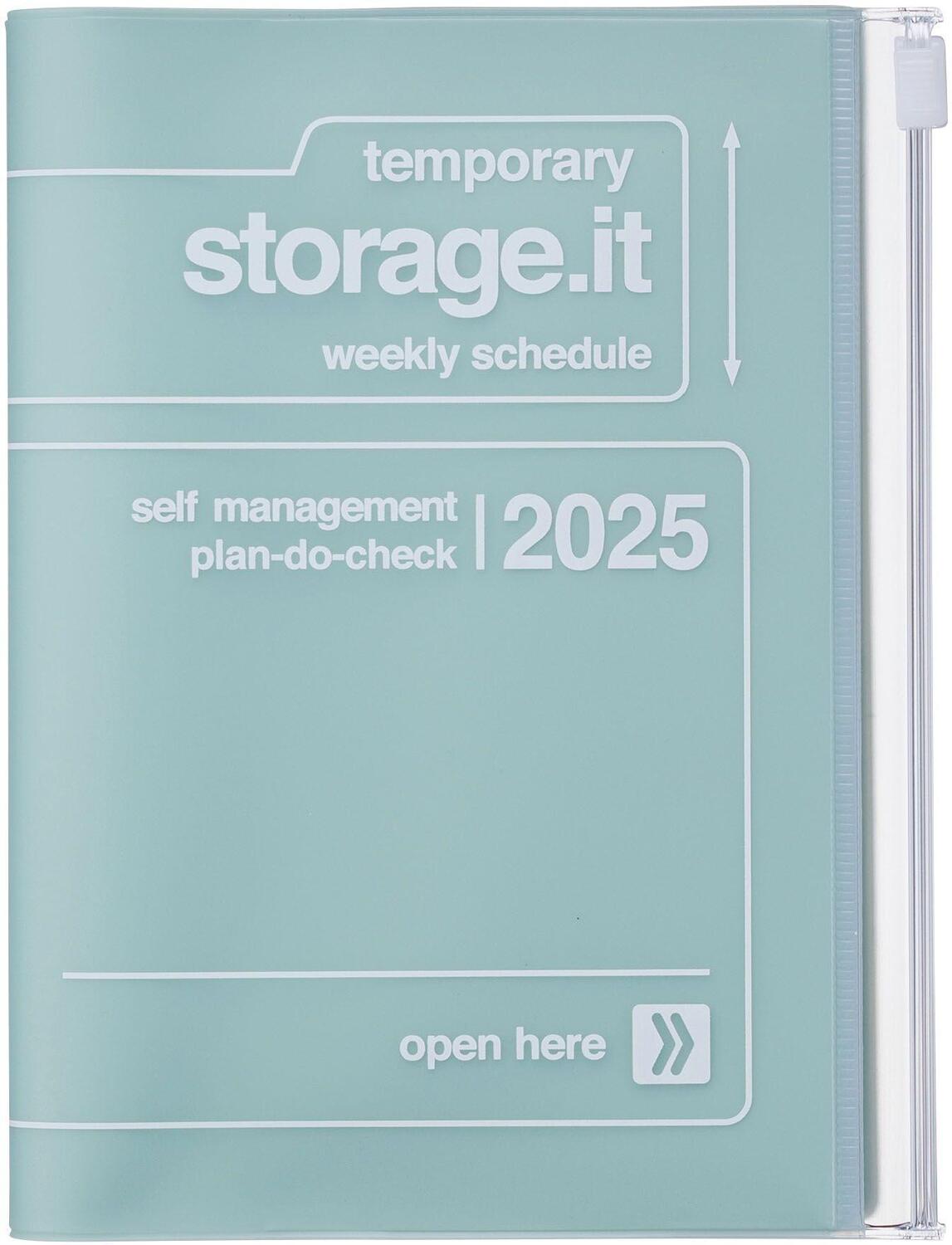 Cover: 4550045127492 | MARK'S 2024/2025 Taschenkalender A6 vertikal, Storage it // Mint