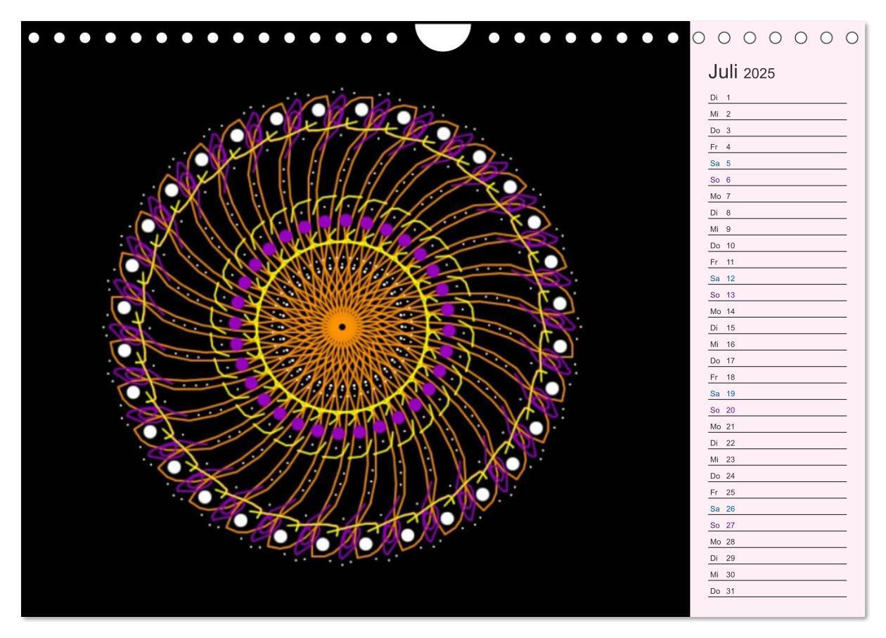 Bild: 9783435142835 | Filigran - Mandalas (Wandkalender 2025 DIN A4 quer), CALVENDO...