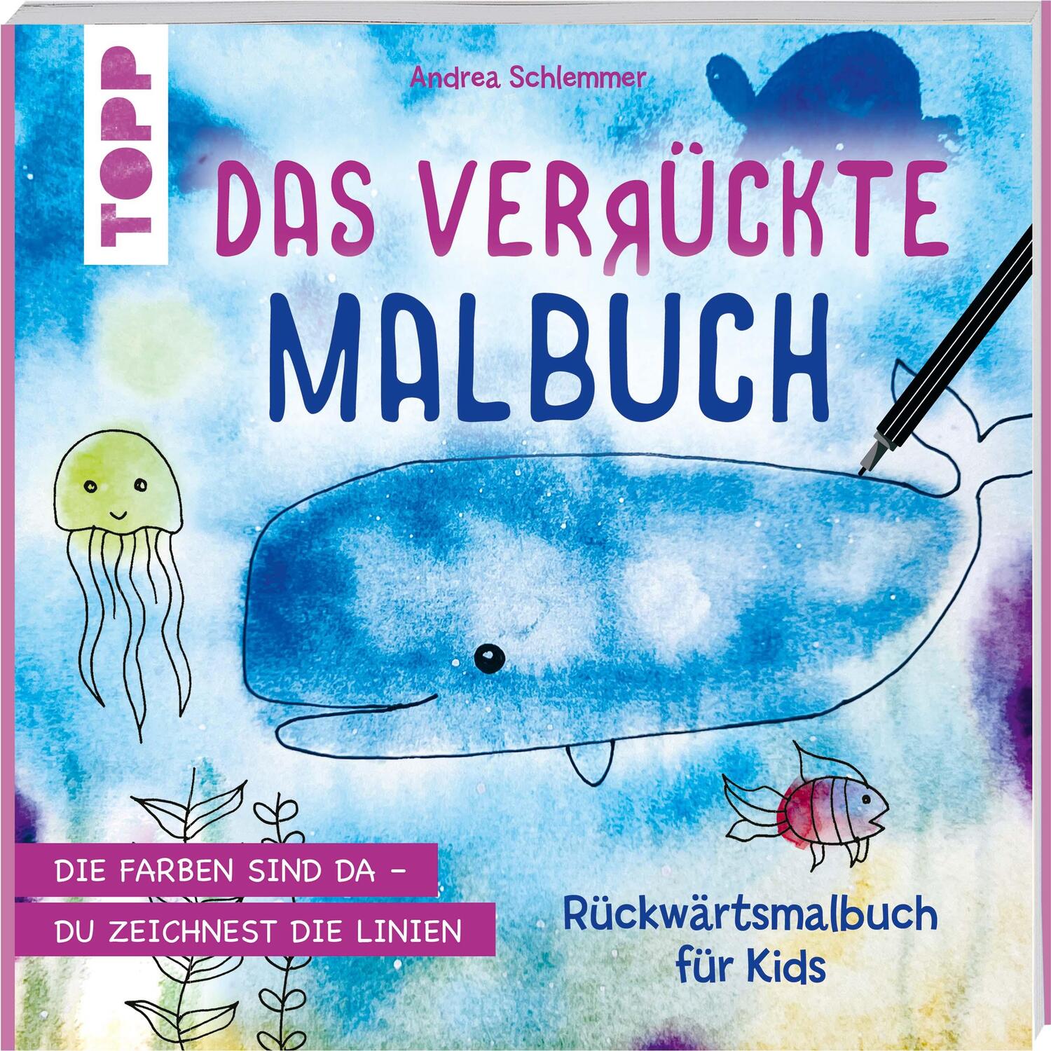 Cover: 9783735890658 | Das verrückte Malbuch | Andrea Schlemmer | Taschenbuch | 80 S. | 2023