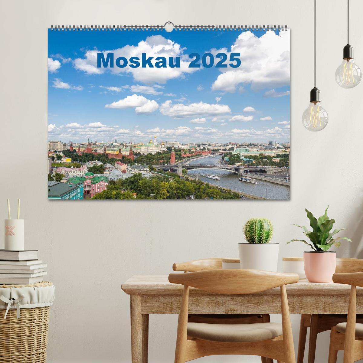 Bild: 9783435643882 | Moskau 2025 (Wandkalender 2025 DIN A2 quer), CALVENDO Monatskalender