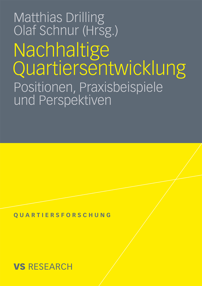 Cover: 9783531183565 | Nachhaltige Quartiersentwicklung | Matthias Drilling (u. a.) | Buch