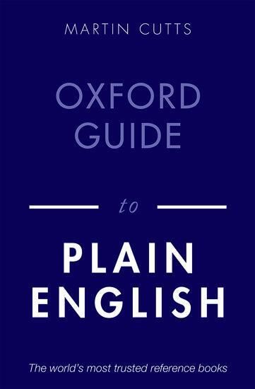 Cover: 9780198844617 | Oxford Guide to Plain English | Martin Cutts | Taschenbuch | Englisch