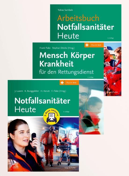 Cover: 9783437482564 | Notfallsanitäter Lernpaket + Arbeitsbuch | Tobias Sambale | Buch