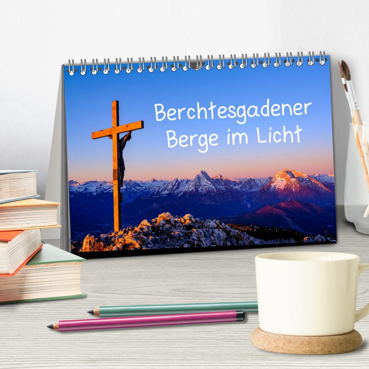 Bild: 9783435153879 | Berchtesgadener Berge im Licht (Tischkalender 2025 DIN A5 quer),...