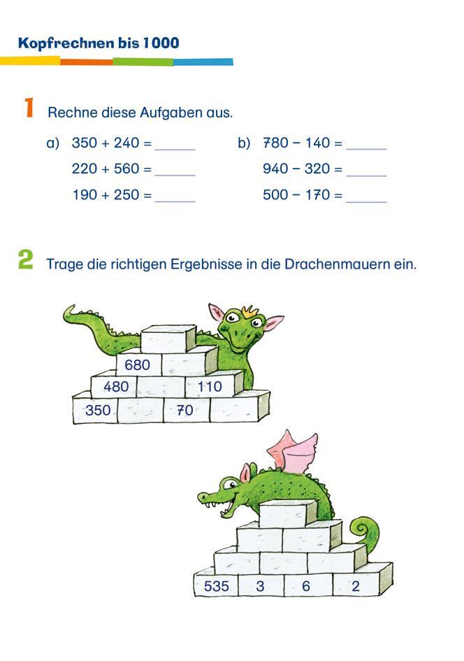 Bild: 9783788623449 | FiT für die Schule. Übungsblock Rechnen trainieren 3. Klasse | Tonte