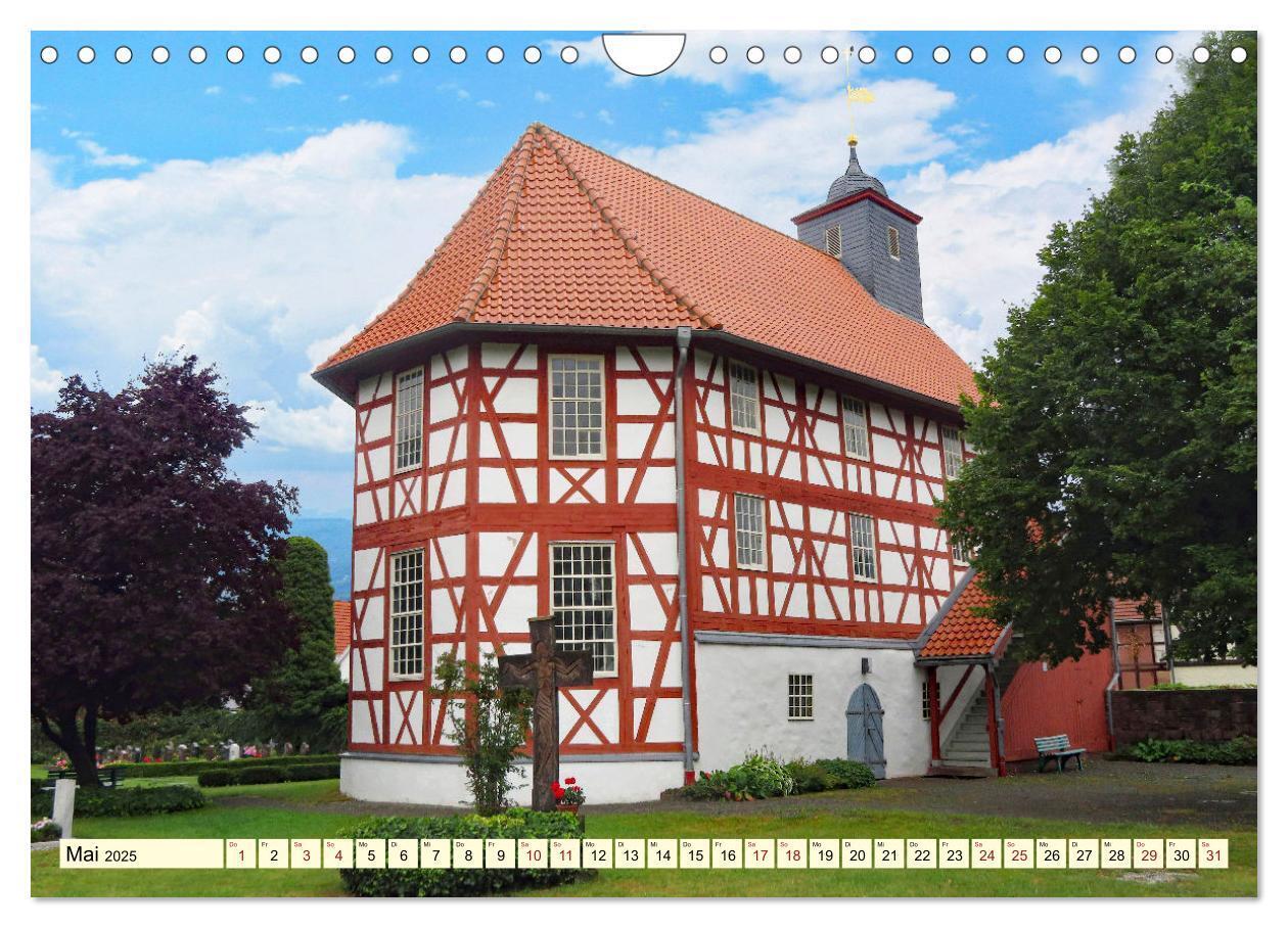 Bild: 9783435032617 | Fachwerkhäuser - Kirchen in Thüringen (Wandkalender 2025 DIN A4...