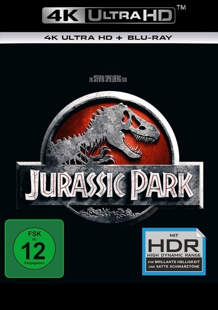 Cover: 5053083142919 | Jurassic Park (Ultra HD Blu-ray &amp; Blu-ray) | Steven Spielberg | 2018