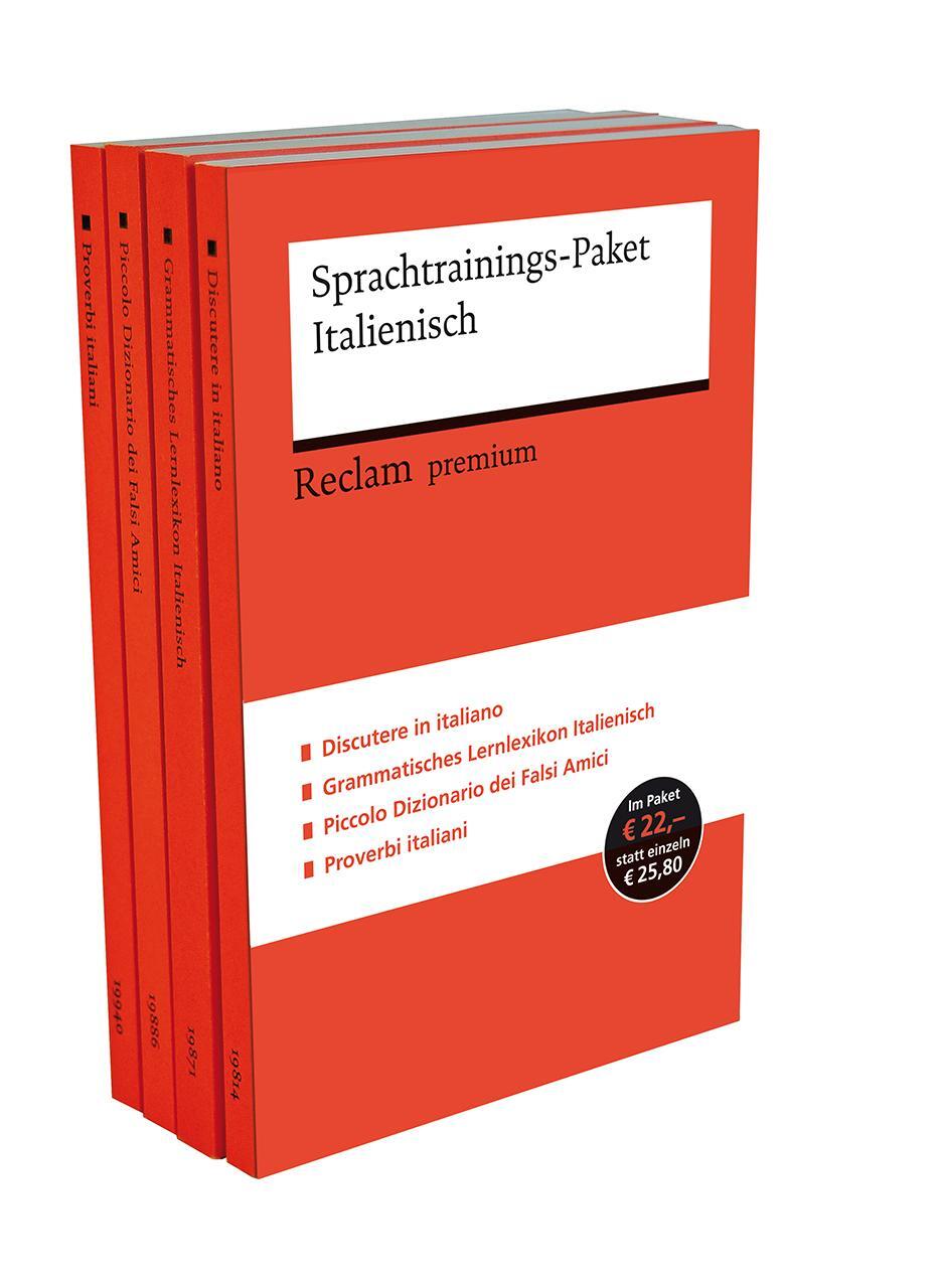 Cover: 9783150300848 | Sprachtrainings-Paket Italienisch | 4 Bände eingeschweißt | Buch
