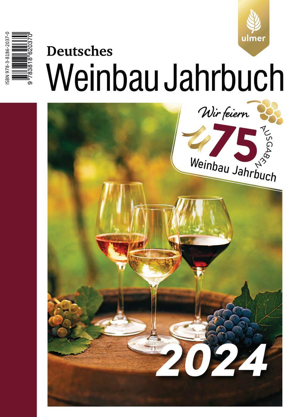 Cover: 9783818620370 | Deutsches Weinbaujahrbuch 2024 | Manfred Stoll (u. a.) | Taschenbuch