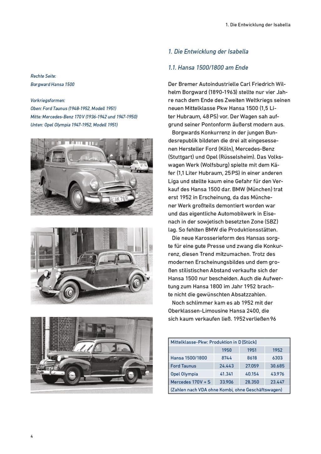 Bild: 9783927485082 | Borgward Isabella | Vom Zeichenbrett zum Roll-out | Peter Kurze | Buch