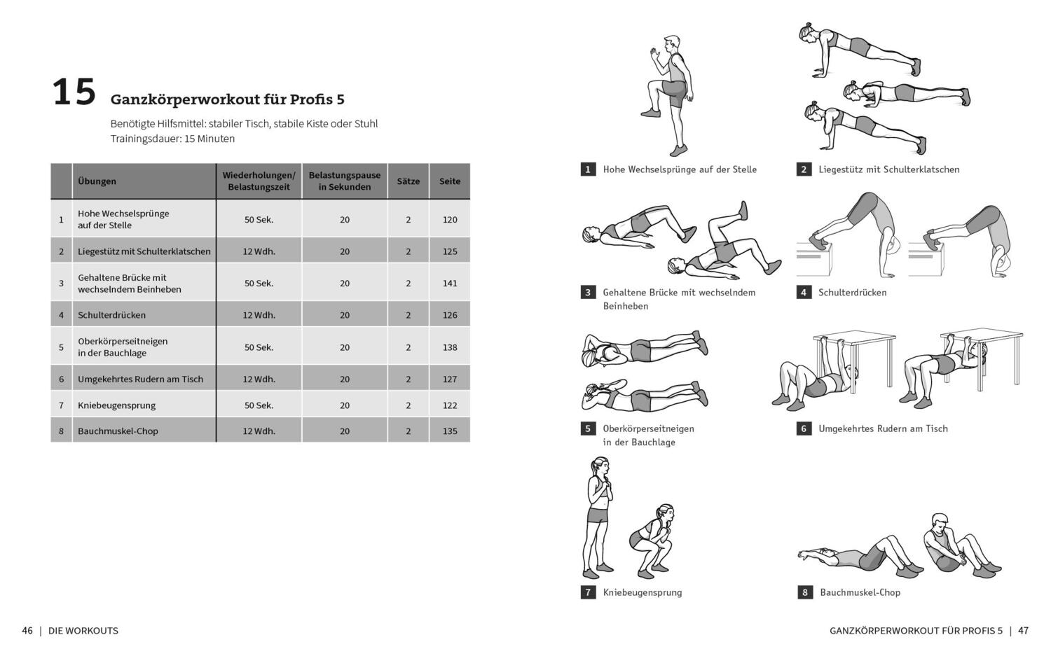 Bild: 9783742325549 | 50 Workouts - Bodyweight-Training für Fortgeschrittene | Marcel Doll