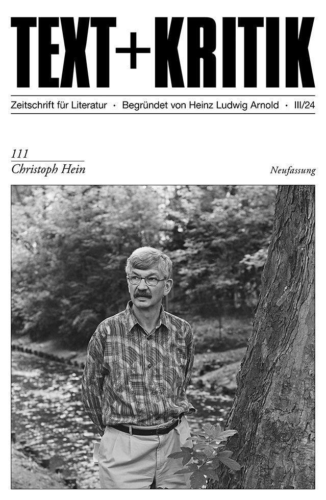 Cover: 9783967079395 | Christoph Hein | Taschenbuch | Text und Kritik | 140 S. | Deutsch