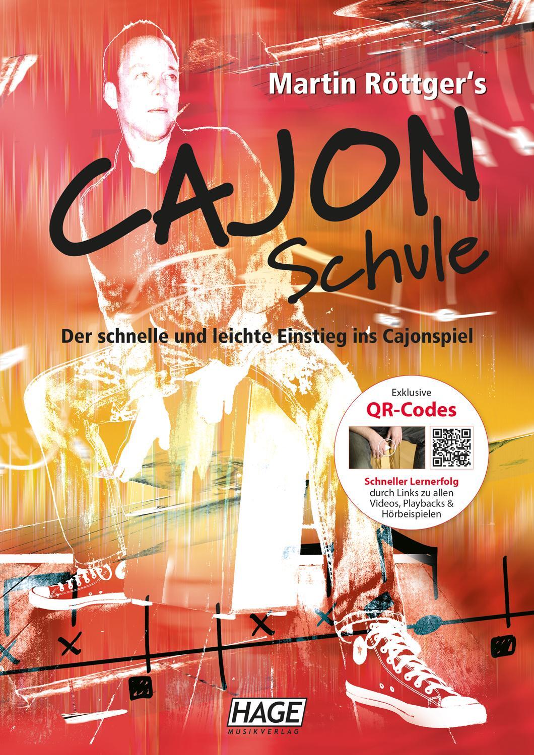 Cover: 9783866261143 | Martin Röttger's Cajon Schule, exklusive QR-Codes | Helmut Hage | Buch