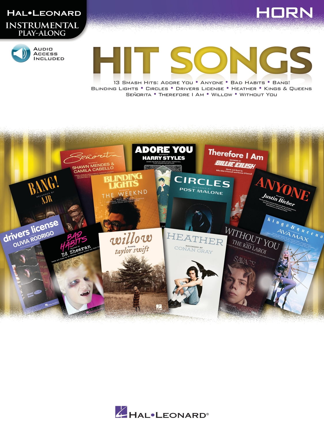 Cover: 196288016878 | Hit Songs | Horn | Instrumental Play-Along | Buch + Online-Audio