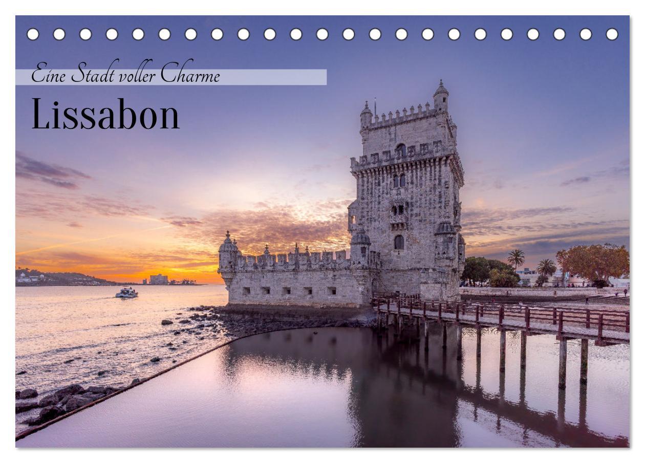 Cover: 9783383854088 | Eine Stadt voller Charme - Lissabon (Tischkalender 2025 DIN A5...