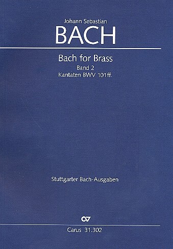 Cover: 9790007093709 | Bach for Brass 2: Kantaten II | Johann Bach_Johann Sebastian Bach