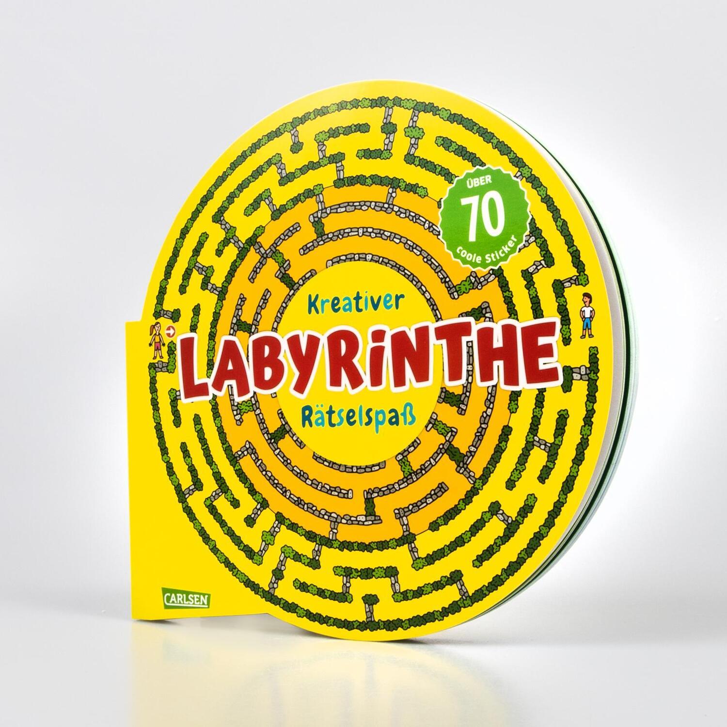 Bild: 9783551191663 | Kreativer Labyrinthe-Rätselspaß | Anton Poitier | Taschenbuch | 80 S.