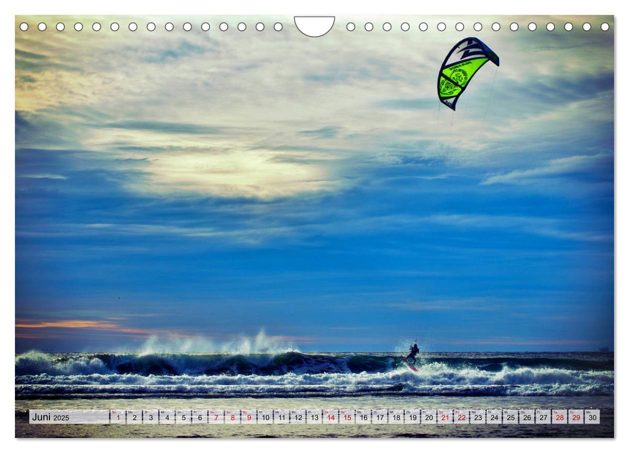 Bild: 9783435327065 | Kitesurfen - Action pur (Wandkalender 2025 DIN A4 quer), CALVENDO...