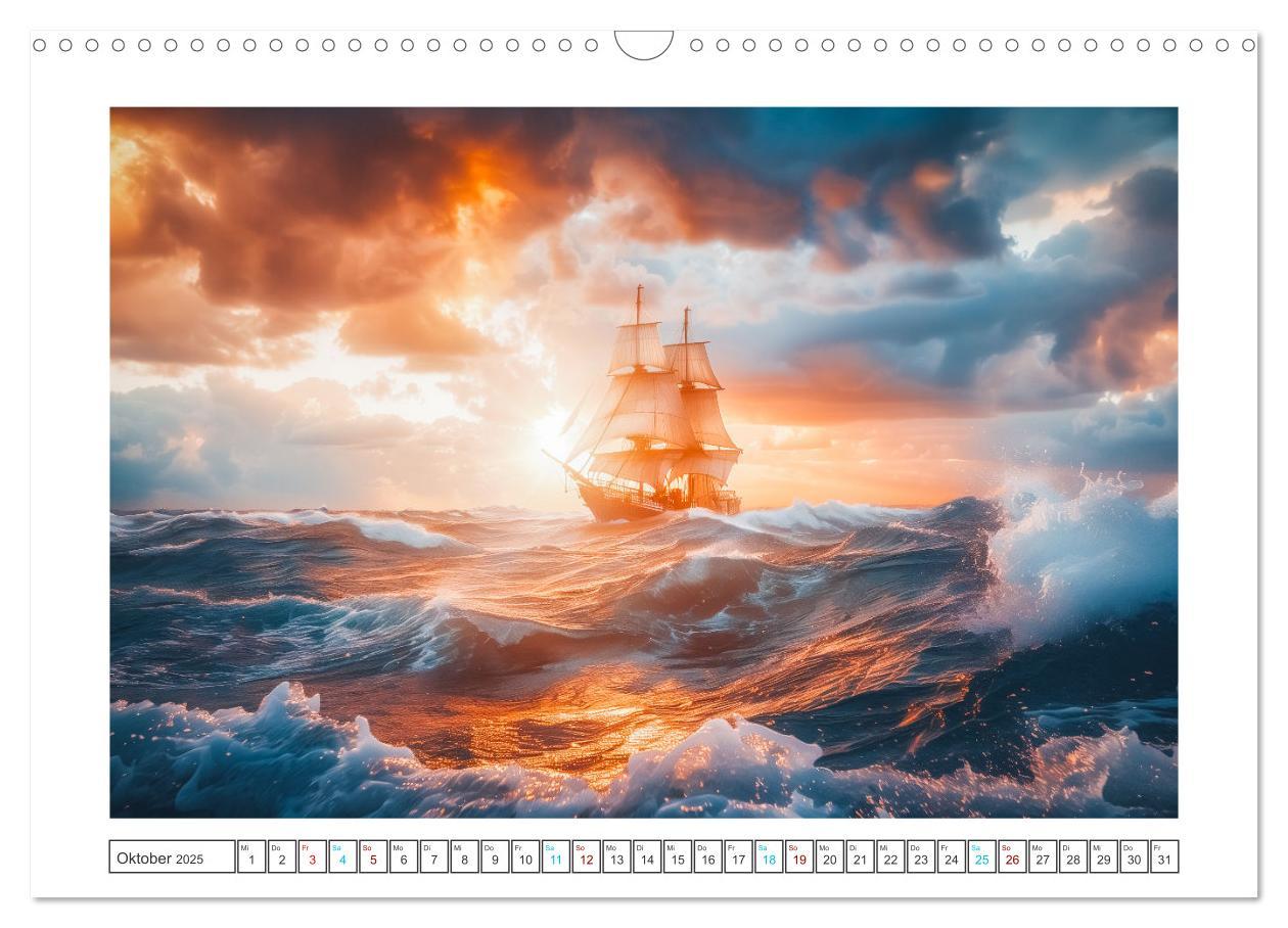 Bild: 9783383831041 | Wind und Wogen (Wandkalender 2025 DIN A3 quer), CALVENDO...