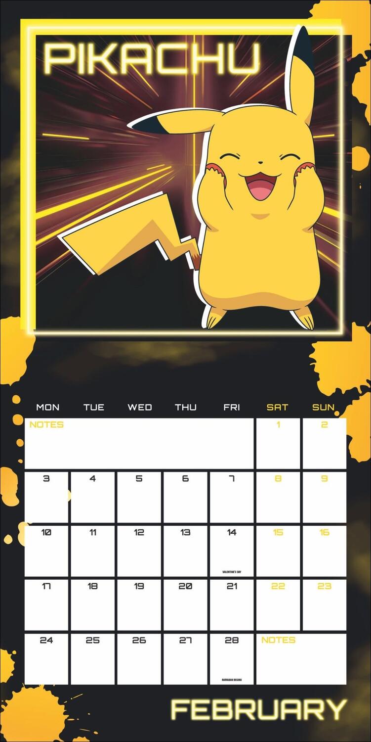 Bild: 9783840196706 | Pokémon Broschurkalender 2025 | Heye | Kalender | 28 S. | Englisch