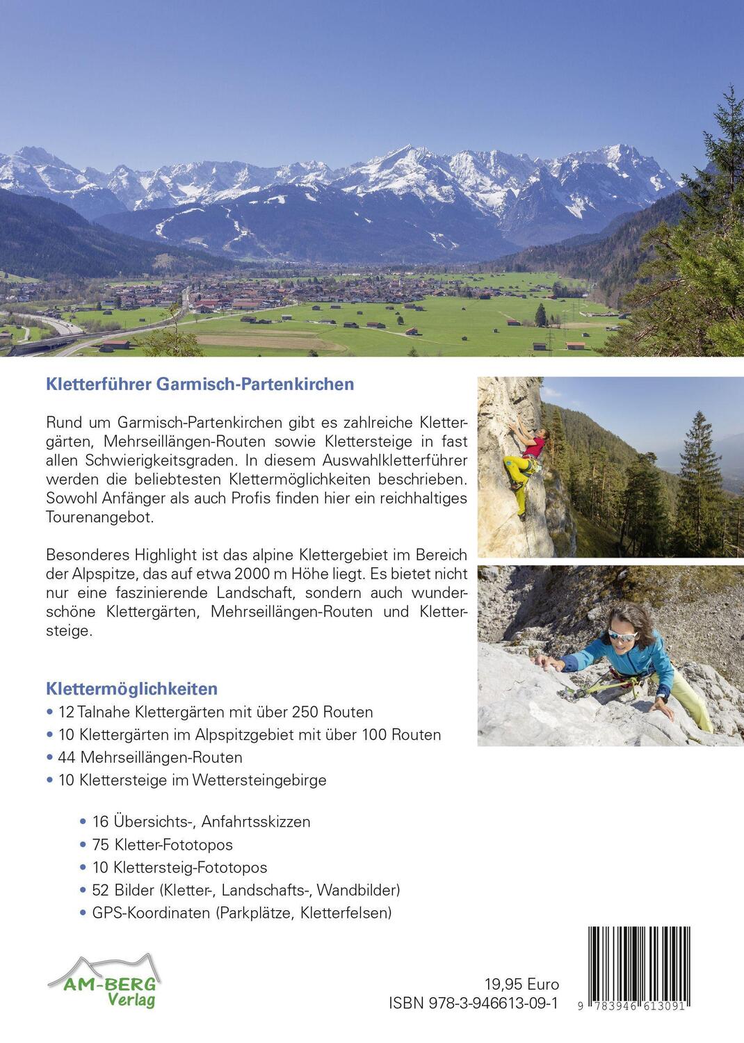 Bild: 9783946613091 | Kletterführer Garmisch-Partenkirchen | Günter Durner | Taschenbuch